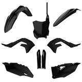 POLISPORT PLASTIC KIT COMP KAWA Black - Driven Powersports