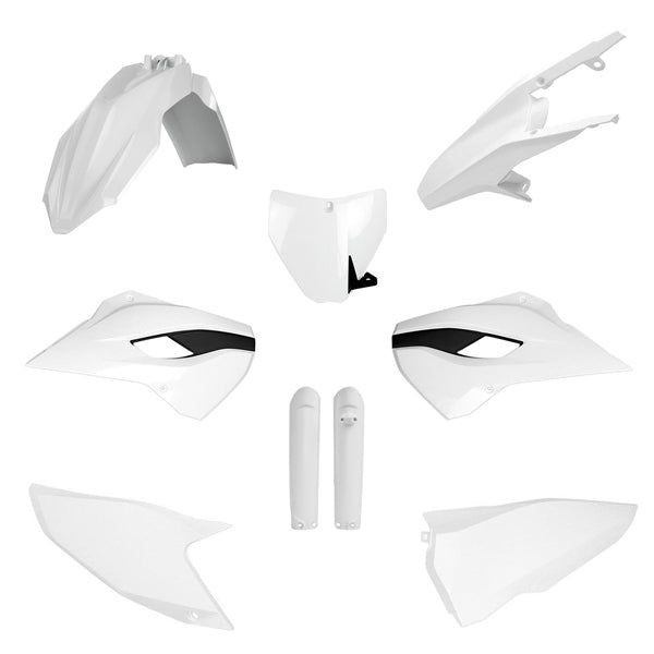 POLISPORT PLASTIC KIT COMP HUSQV White - Driven Powersports