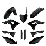 POLISPORT PLASTIC KIT COMP HON Black - Driven Powersports