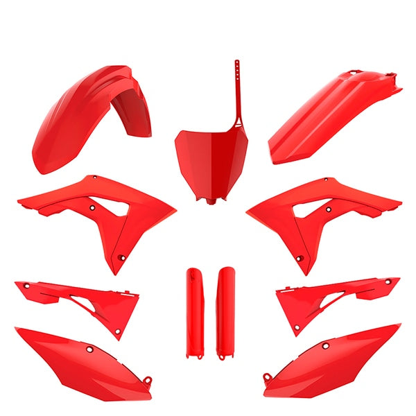 POLISPORT PLASTIC KIT COMP HON Red - Driven Powersports