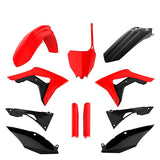 Polisport MX Complete Kit For Honda CRF250R/CRF450R Red Black - Driven Powersports