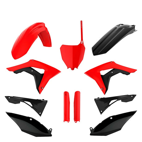 Polisport MX Complete Kit For Honda CRF250R/CRF450R Red Black - Driven Powersports