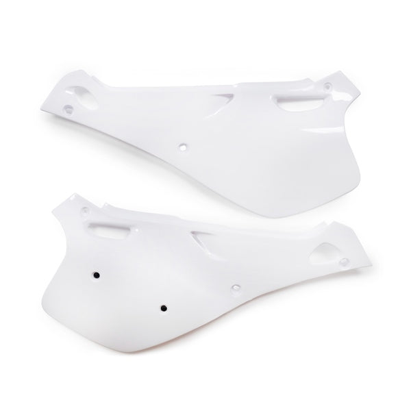 POLISPORT WHITE SIDE PANELS YZ125/250 (93-95) (8497800001) - Driven Powersports