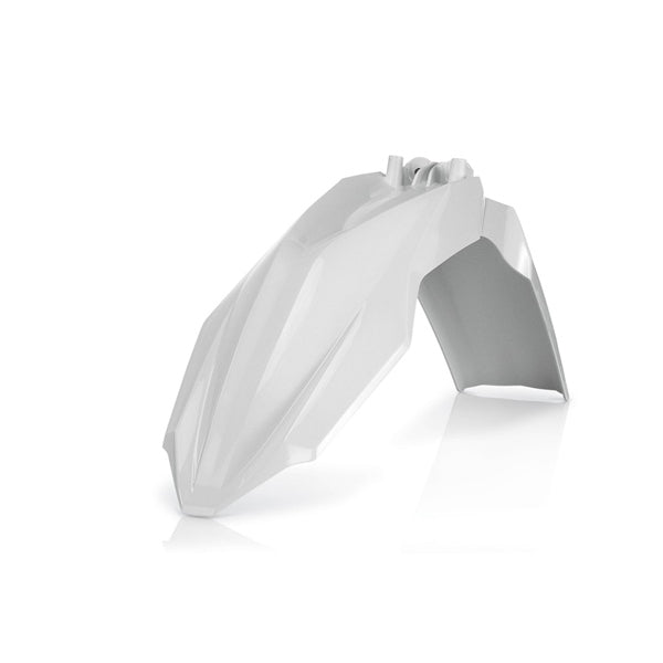 POLISPORT WHITE FRONT FENDER HUSQVARNA TC/FC (14-15) TE/FE (14-16) White - Driven Powersports