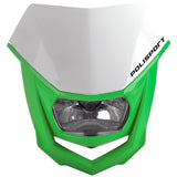 POLISPORT HALO HEADLIGHT White/Green - Driven Powersports