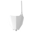 POLISPORT NUM PLATE CR125/250 02-07 White - Driven Powersports
