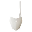POLISPORT WHITE NUMBER PLATE KLX110 (10-23) White - Driven Powersports