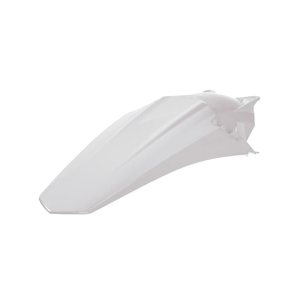 POLISPORT WHITE REAR FENDER (8684800009) - Driven Powersports