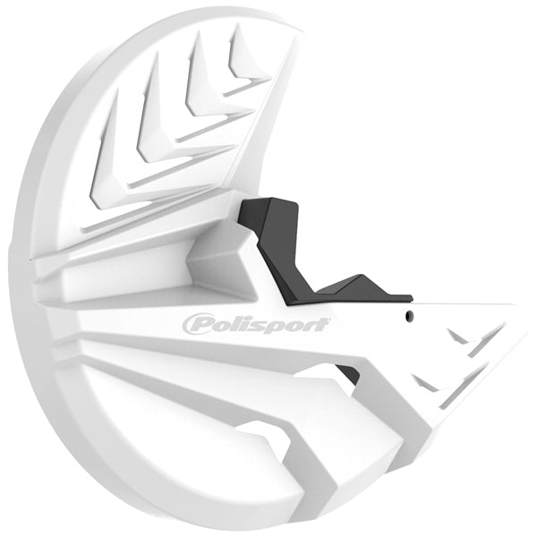 Polisport Disc & Bottom Fork Protector For Kawasaki KX250/KX450 Black/White - Driven Powersports