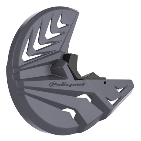 Polisport Disc & Bottom Fork Protector For Kawasaki KX250/KX450 Black/Gray - Driven Powersports
