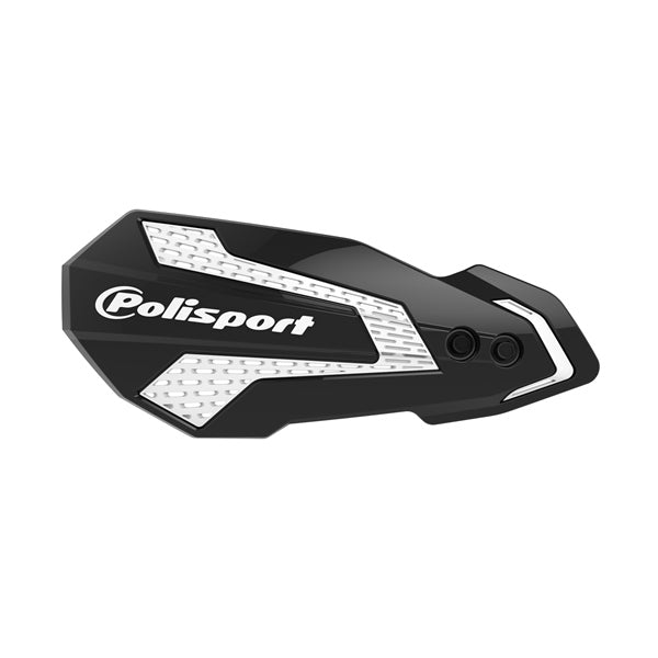Polisport MX Flow FWA Handguards For Husqvarna Black/White - Driven Powersports