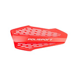 Polisport MX Force Handguards Red - Driven Powersports