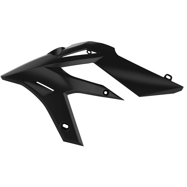 POLISPORT RADIATOR SCOOPS XTRAINER 15-19 Black - Driven Powersports