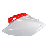 POLISPORT SIDE PANELS CRF450R (07-08) CR04/WHITE OEM (8603900001) - Driven Powersports