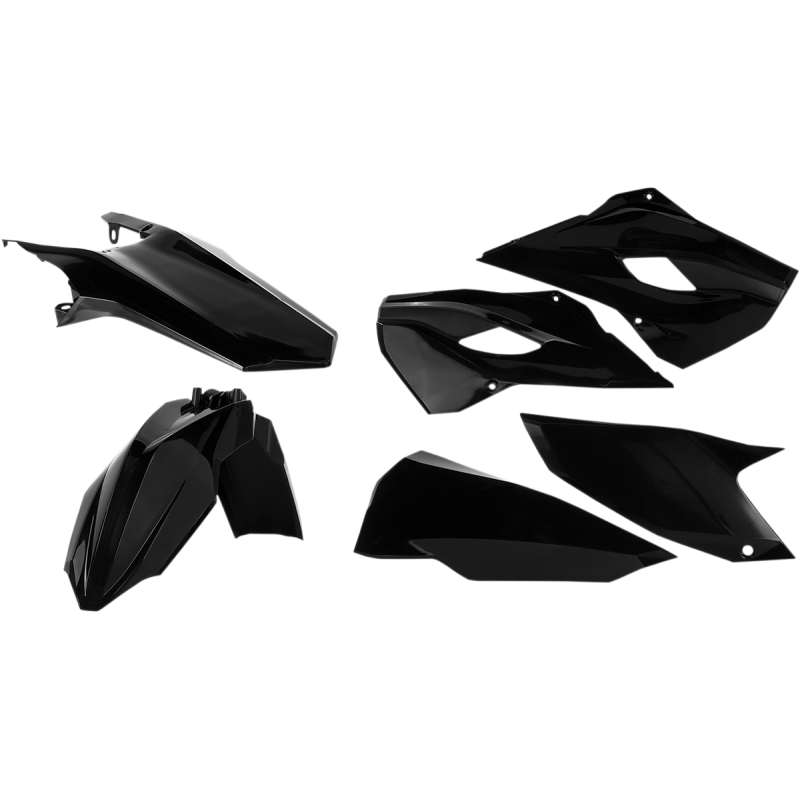 ACERBIS PLASTIC KIT HUSKY END Black 16 Other - Driven Powersports