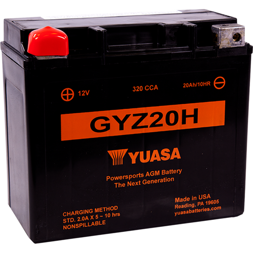YUASA GYZ20H HI-PERF FACTORY ACTIVATED Front - Driven Powersports