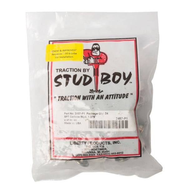 STUD BOY SPT CARBIDE SNOW STUD 24PK 24 Package 1.375" - Driven Powersports