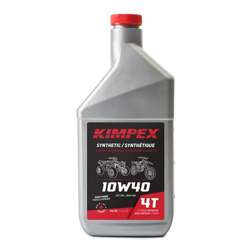 KIMPEX OIL ENGINE MOTO/ATV 10W40 946ML SYNT (FV0002815) - Driven Powersports