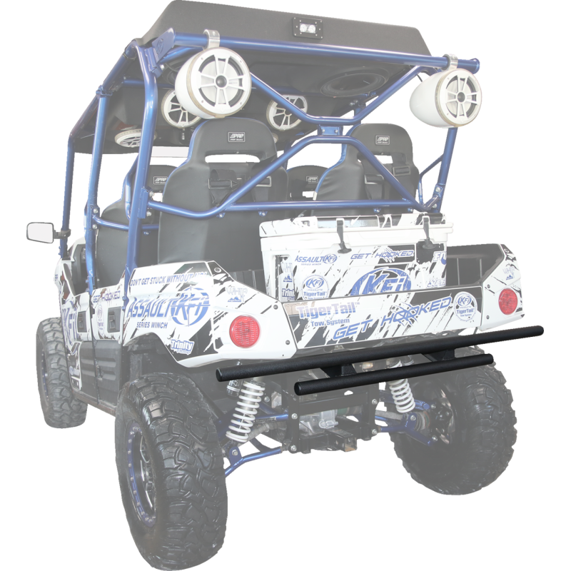 KFI PRODUCTS REAR BUMPER - - KAWASAKI Black Application Shot - Driven Powersports
