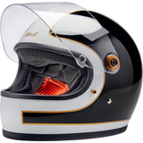 BILTWELL HELMET GRINGO S White/Black Front - Driven Powersports