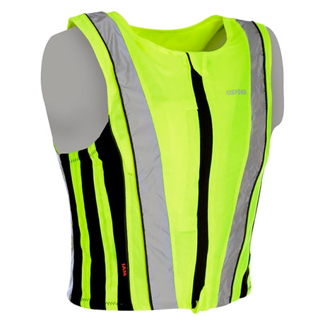 Oxford Active Yellow Safety Vest XL - Driven Powersports