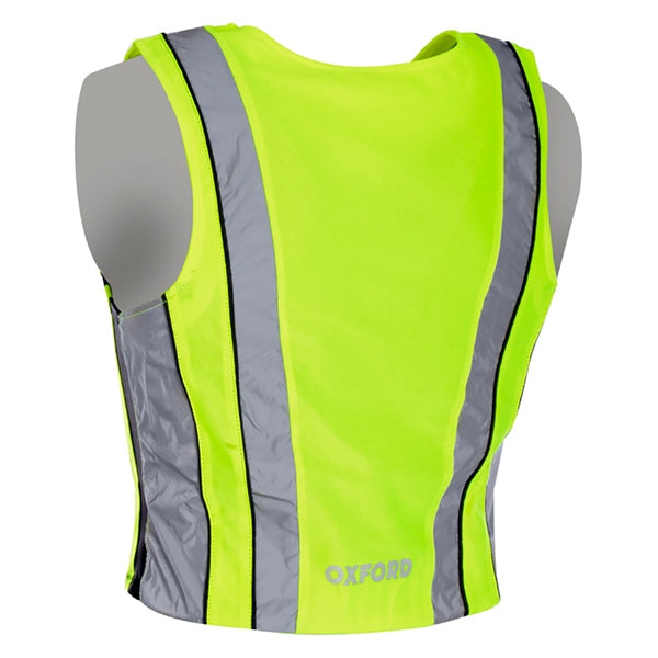Oxford Active Yellow Safety Vest XL - Driven Powersports