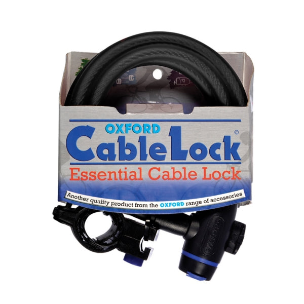 Oxford Cable Lock Smoke - Driven Powersports