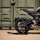 Oxford Big Black Moto Stand with Lifter Black - Driven Powersports