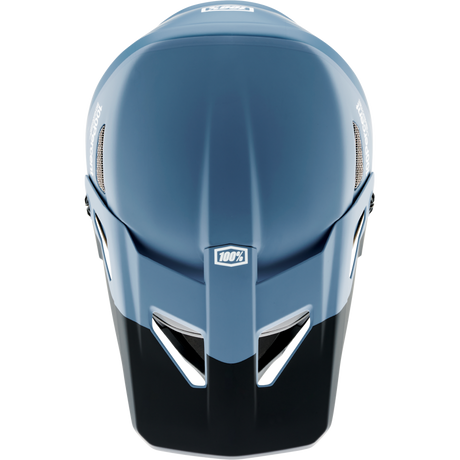 100% STATUS HELMET Drop/Steel Blue Top - Driven Powersports
