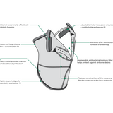 ZAN HEADGEAR BALACLAVA MOTLEY TUBE POLYESTER/SPANDEX Black Other - Driven Powersports