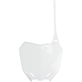 ACERBIS FRONT # PLATE- RMZ450:08-10 White Front - Driven Powersports