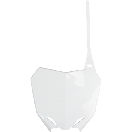 ACERBIS FRONT # PLATE- RMZ450:08-10 White Front - Driven Powersports