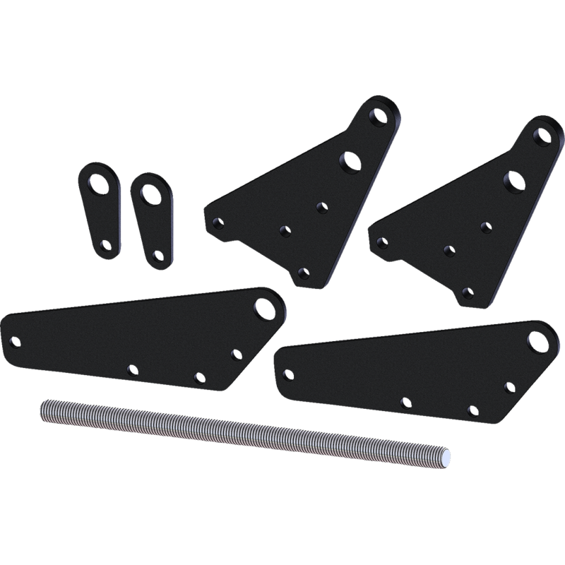 KFI PRODUCTS SQ PUSH TUBE LEVELING KIT - PRO 2.0 +4 - UTV Front - Driven Powersports