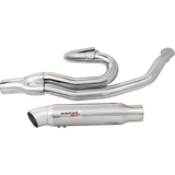 BASSANI XHAUST 07-16 FL EXH 2:1 MD/HTRD Chrome Front - Driven Powersports