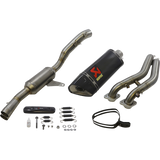 AKRAPOVIC RS 660 EXHAUST RACE SS/CF Front - Driven Powersports