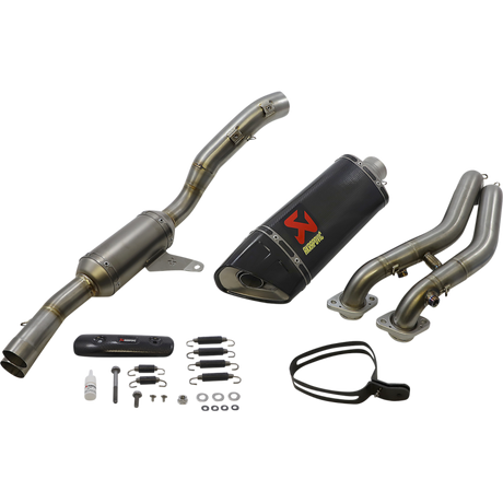 AKRAPOVIC RS 660 EXHAUST RACE SS/CF Front - Driven Powersports