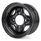 KIMPEX 14X7 4/156 4+3 STEEL WHEEL Black - Driven Powersports