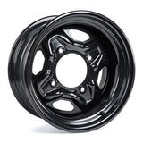 KIMPEX 14X7 4/156 4+3 STEEL WHEEL Black - Driven Powersports