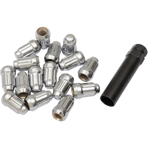 ITP 12mm X 1.25 CHROME LUG NUT SPLINED TAPERED (16) 3/4 Front - Driven Powersports