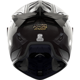 ICON HELMET DOMN FUTURE PROOF Gray Back - Driven Powersports
