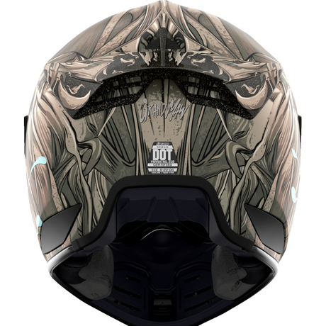 ICON HELMET DOMN GRAND MAW Gray Back - Driven Powersports