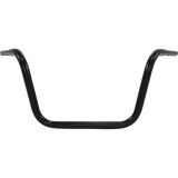 LA CHOPPERS 1-1/4" HEFTY 12" APEHNGER H/BARS Black Front - Driven Powersports