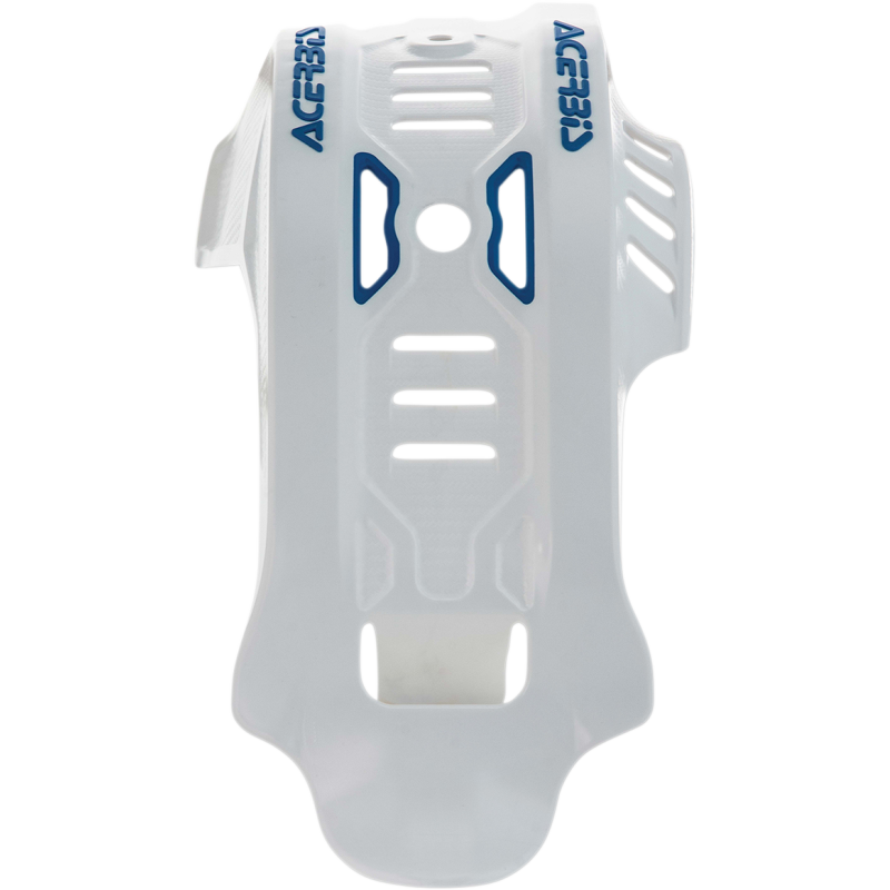 ACERBIS SKID PLATE HUS White 20/Blue Front - Driven Powersports