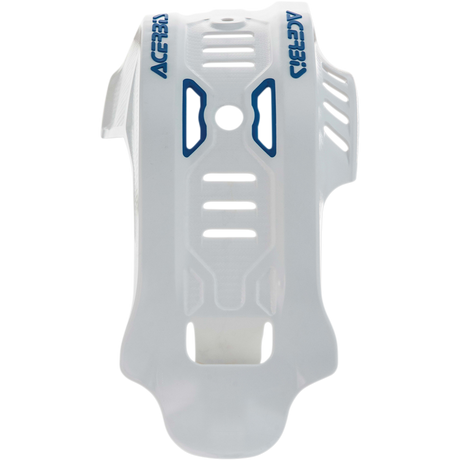 ACERBIS SKID PLATE HUS White 20/Blue Front - Driven Powersports