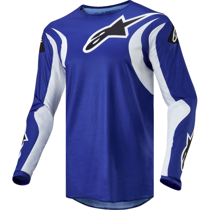 ALPINESTARS JERSEY F-LUCE Blue/White Front - Driven Powersports