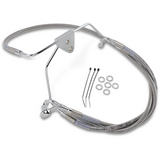 DRAG SPECIALTIES 96-07 FLHT/X FRT S/S BRAKE LINE KIT +4 Front - Driven Powersports