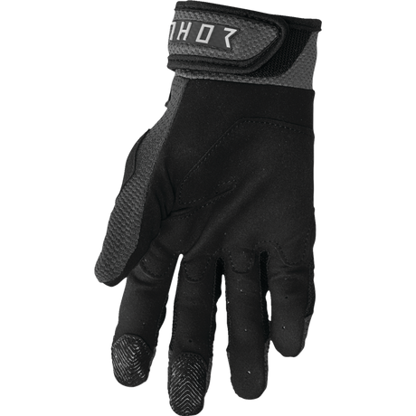 THOR GLOVE TERRAIN Black/Charcoal Back - Driven Powersports