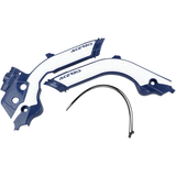 ACERBIS FRAME GRDS TC125/250 Blue/White Front - Driven Powersports