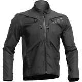 THOR JACKET TERRAIN Black/Charcoal Front - Driven Powersports