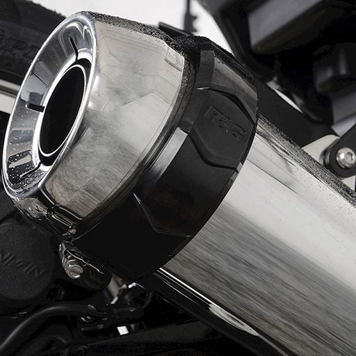 R&G EXHAUST PROTECTOR (EP0006BK) - Driven Powersports